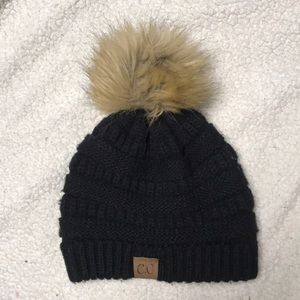 CC Black beanie